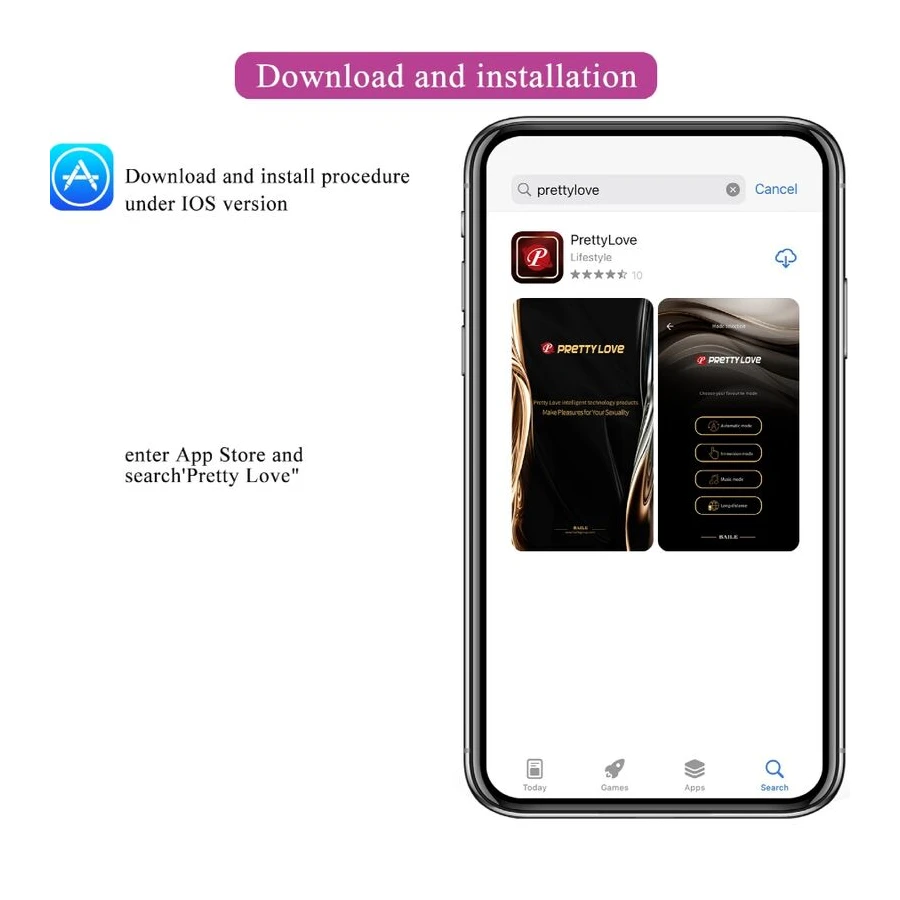 PRETTY LOVE - FRANZ MASSAGGIATORE E VIBRATORE APP GRATUITA VIOLA